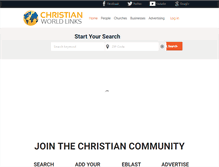 Tablet Screenshot of christianworldlinks.com